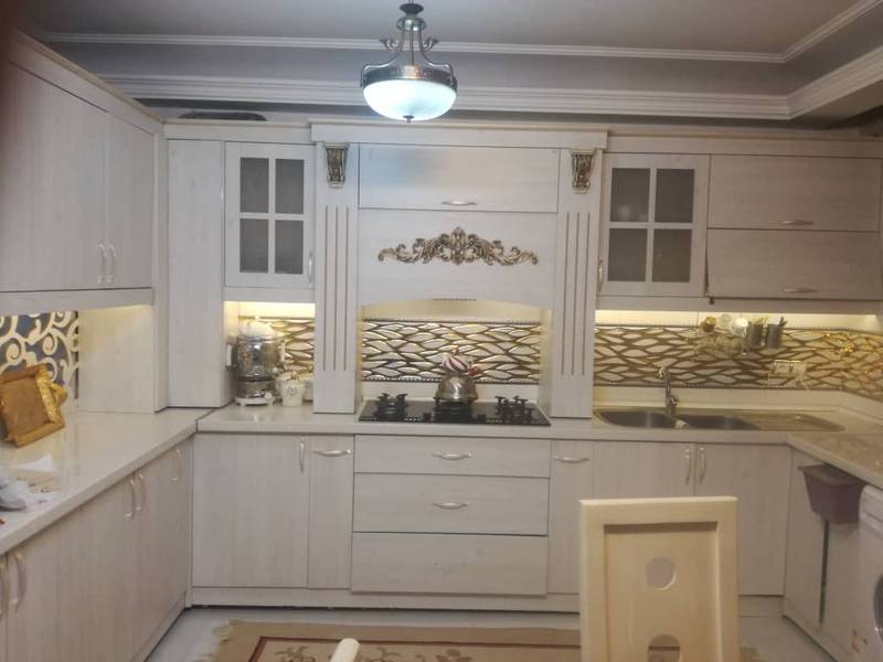طراحی و اجرای کابینت طرح چوب