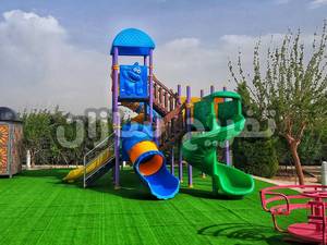 مجموعه بازی تاب و سرسره پارکی