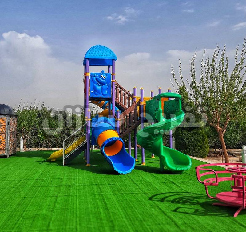 مجموعه بازی تاب و سرسره پارکی