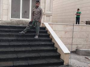 اجرای و نصب سنگ مالون 