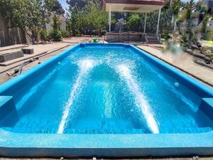 مراحل آبگیری استخر 