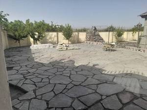 اجرای سنگ کف دیوار بصورت چکوشی 