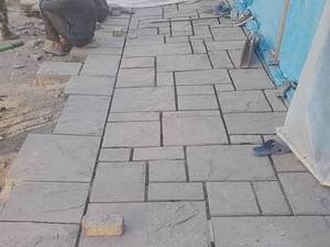 اجرای سنگ کوهی مالون 