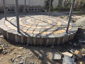 اجرای سنگ لاشه کوهی مالون ورقه ای 