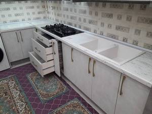 کابینت آشپزخانه با متریال ام دی اف