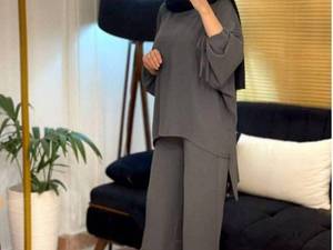 ست شومیز شلوار ابر و بادی شیک
