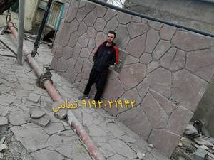 اجرای سنگ لاشه سنگ نما در دماوند دیوار سنگ کوهی 
