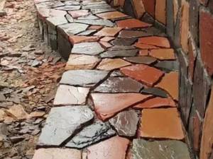 اجرای سنگ لاشه ورقه ای 