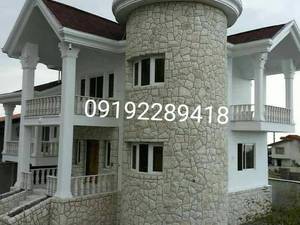 اجرای سنگ مالون برای نمای ویلا