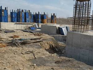 اجرای فونداسیون صفحه گذاری