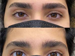 فرم ابرو برای صورت کشیده 
