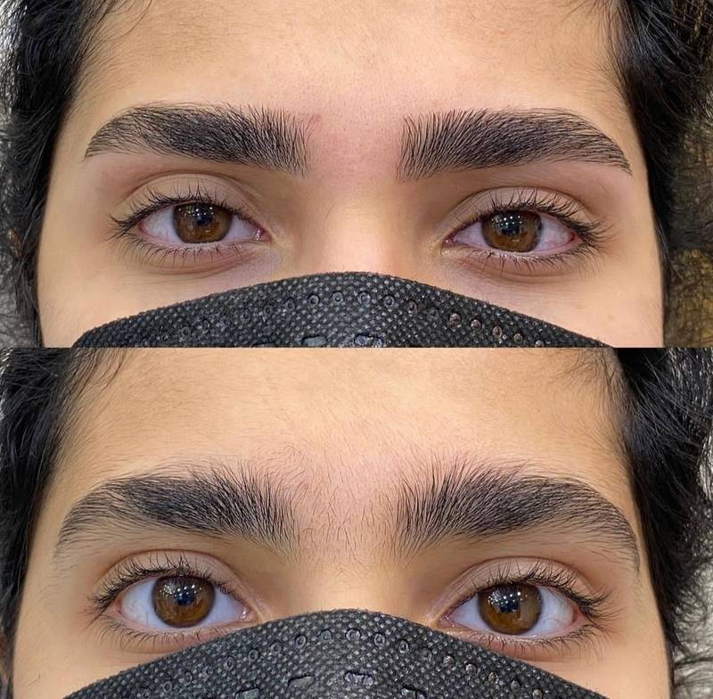 فرم ابرو برای صورت کشیده