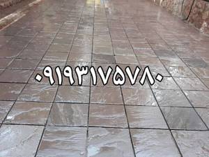 اجرای سنگ لاشه درب ستون سیفد 