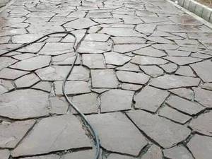 اجرای سنگ ورقه ای