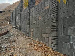 نصب سنگ لاشه اجرای سنگ مالون فورش سنگ ورقه ای 