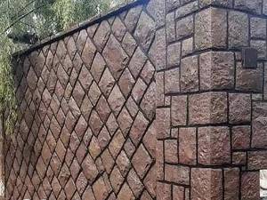 اجرای سنگ مالون برای نمای دیوار 