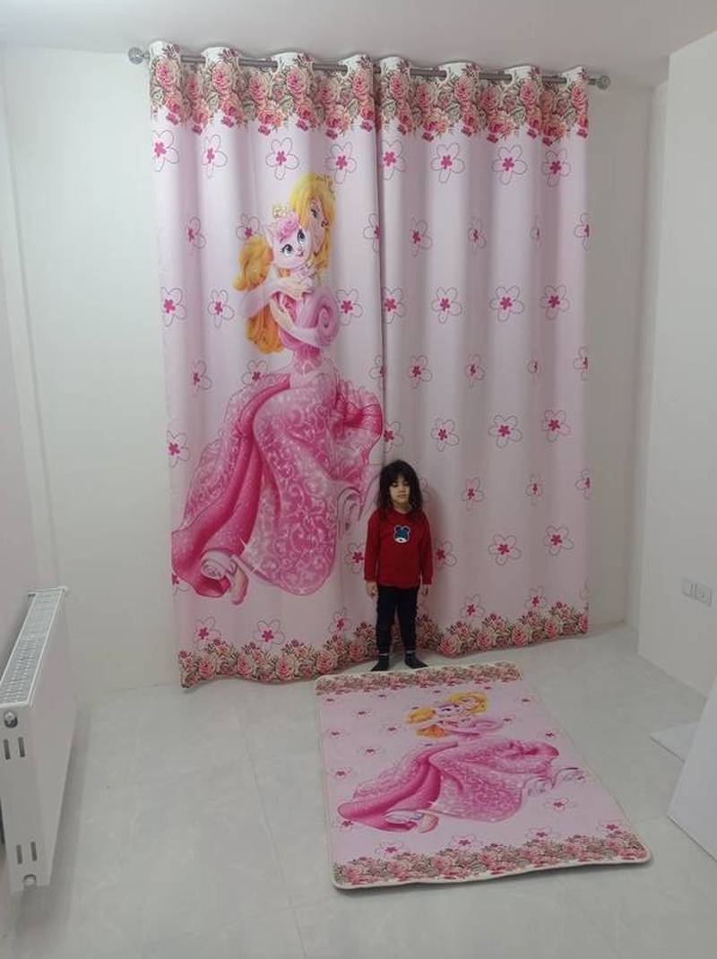 پرده اتاق خواب چاپی