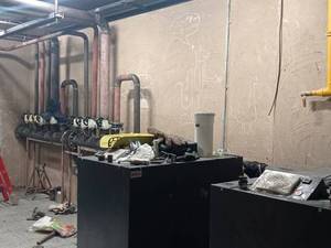 اجرای موتورخانه مرکزی شرکت آسان سیل آگرین