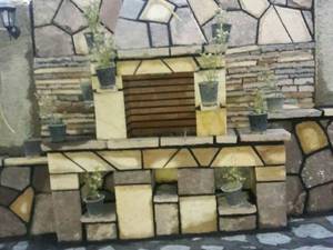 ساخت  کباب پز از سنگ تخت لاشه ای