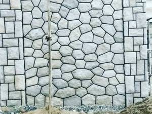 اجرای سنگ لاشه روی دیوار 