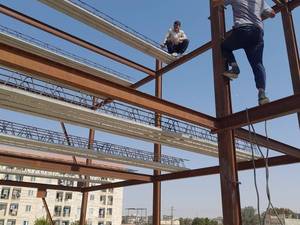 نصب و اجرای تیرچه اسکلت فلزی