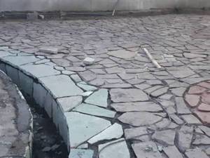 اجرای سنگ لاشه مالون شیر محمدی