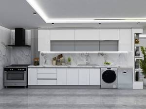 قیمت کابینت های‌ گلاس سفید طوسی در چالوس