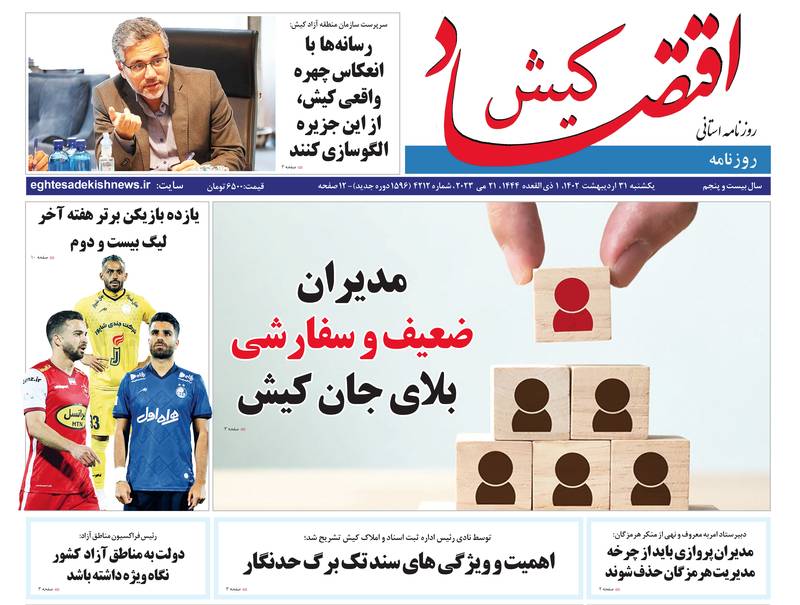 روزنامه اقتصاد کیش