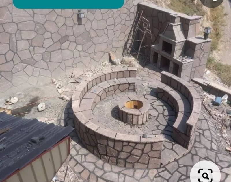 اجرا و ساخت آبنما و باربیکیو در دماوند