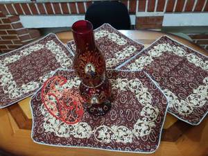 سرویس چهار تکه رومیزی ترمه