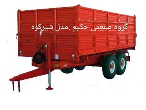 طراحی و ساخت تریلی پشت تراکتوری