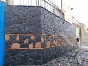 نصب سنگ لاشه برای نمای دیوار