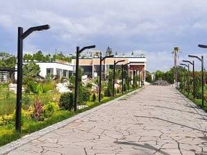 نمونه اجرا شده سنگ مالون طبیعی برای پیاده راه