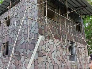 نصب سنگ ورقه ای برای نمای ساختمان 