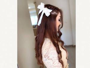 شینیون باز و بسته دخترانه 