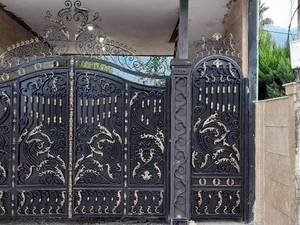 اجرای درب دو لنگه به همراه نفررو 