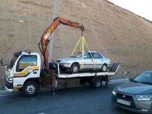 کفی حمل خودرو در فیروز کوه