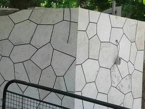 اجرای سنگ لاشه دیوار