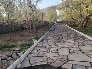 نصب سنگ لاشه برای محوطه سازی
