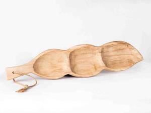 اردوخوری چوبی طرح لوبیا