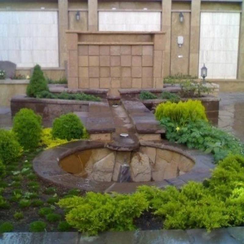 اجراي سنگ لاشه و اجراي سنگ مالون نصب سنگ لاشه