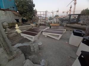 قیمت و خرید نیمکت بتنی طرح چوب