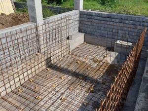 آرماتور بندی  استخر در چابکسر
