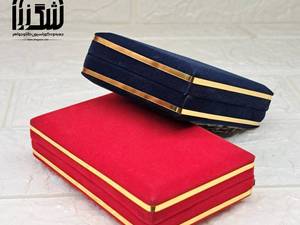 جعبه سکه مخمل و جیر