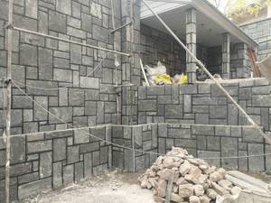 پیمانکاری سنگ لاشه دیوار