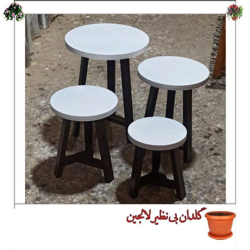 استند پایه گلدونی سه پایه در لالجین
