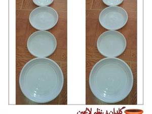 گلدان سرامیکی شیاردار در لالجین