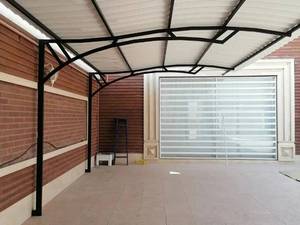 سایبان UPVC تک پایه