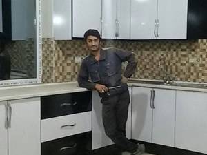 کابینت سفید مشکی
