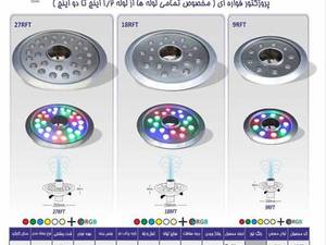  چراغ فواره ضد آب 27 وات مناسب لوله 3.4 تا 2 اینچ در کرج